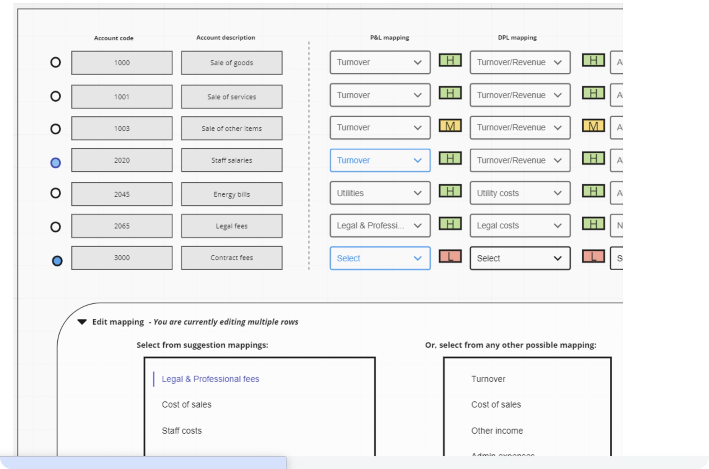 Second low-fidelity wireframe exploring the review flow